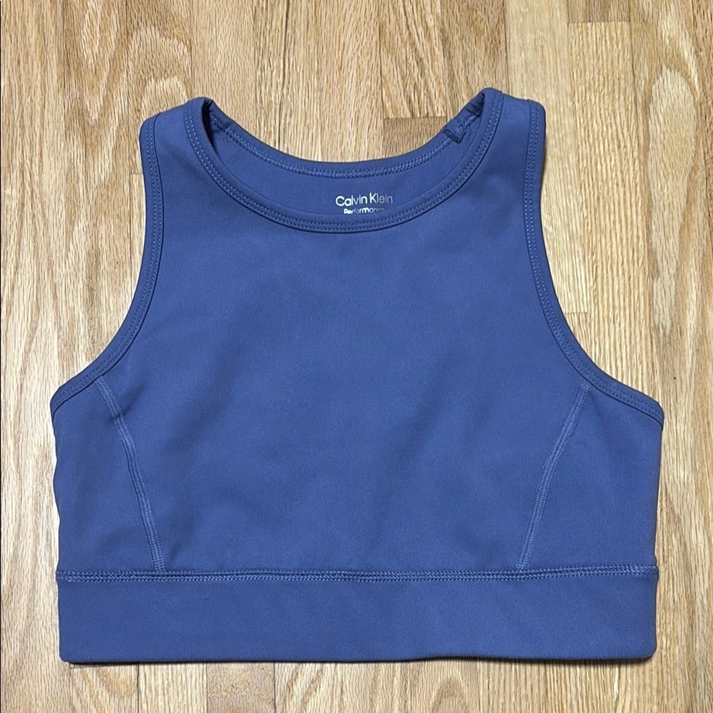 Calvin Klein Performance Stretch Crop / Low Impact Sports Bra